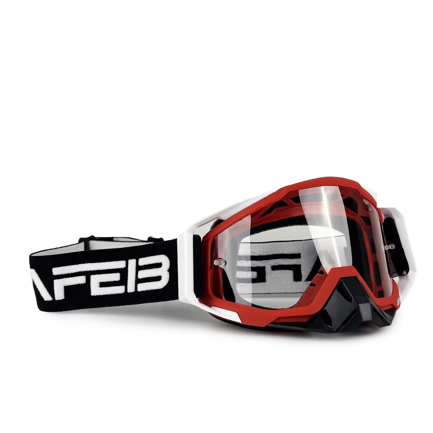 NAFEIB Motocross Goggles - Tear Off Film Compatible 
