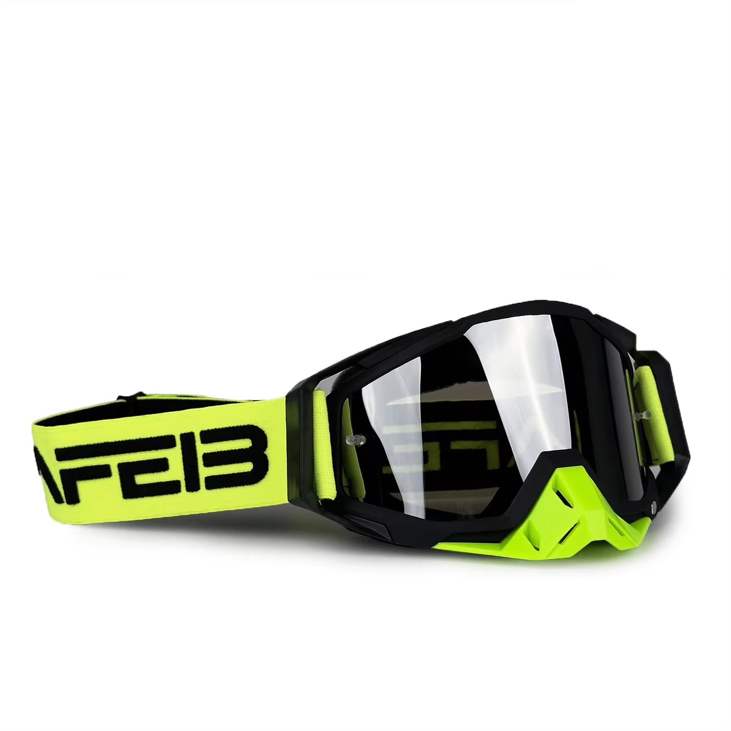 NAFEIB Motocross Goggles - Tear Off Film Compatible 
