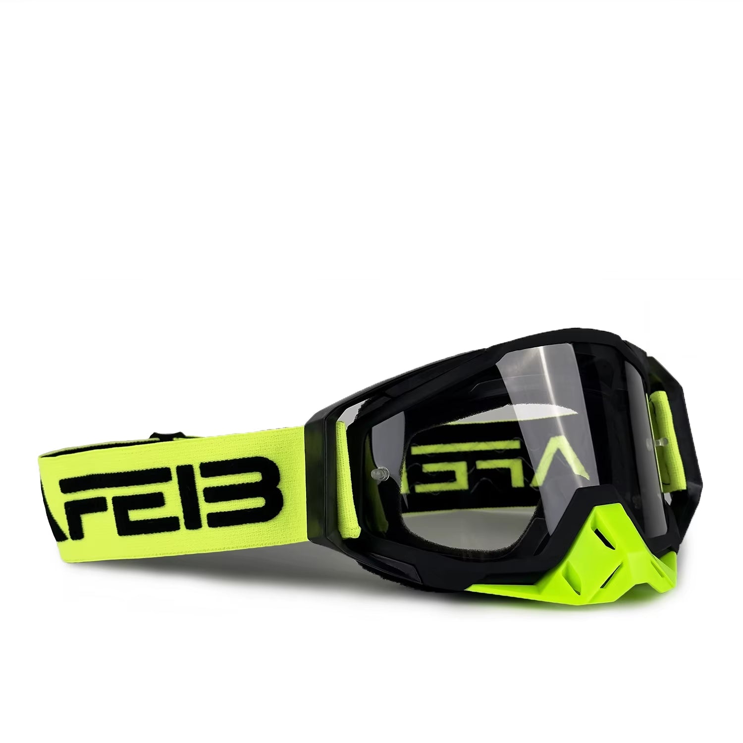 NAFEIB Motocross Goggles - Tear Off Film Compatible 