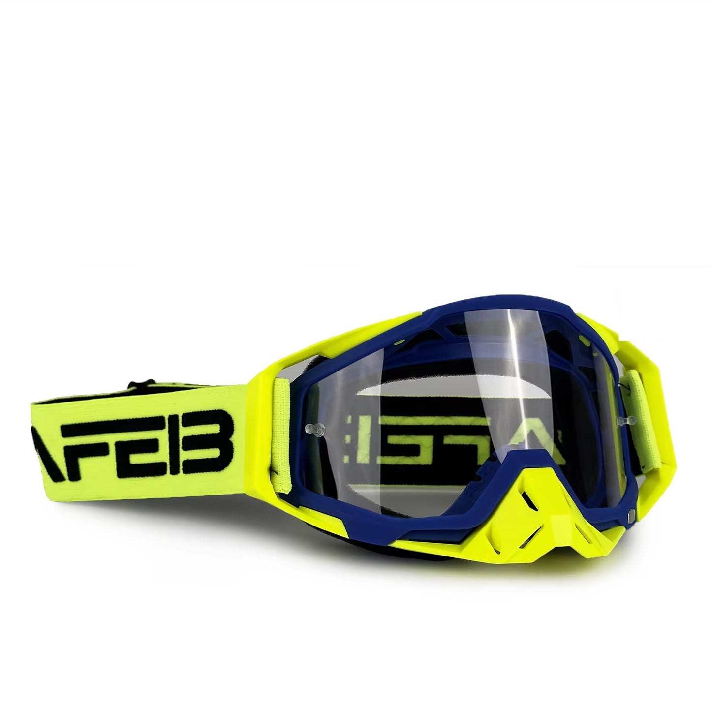 NAFEIB Motocross Goggles - Tear Off Film Compatible 