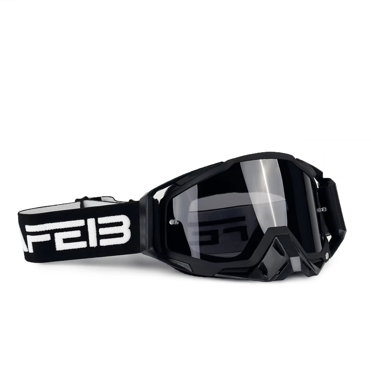 Lunettes Moto Cross Anti-UV Anti-Brouillard - Masque Protection Noir Pour Enduro Quad VTT