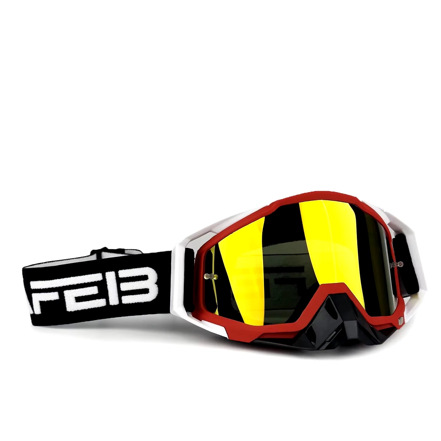 NAFEIB Motocross Goggles - Tear Off Film Compatible 
