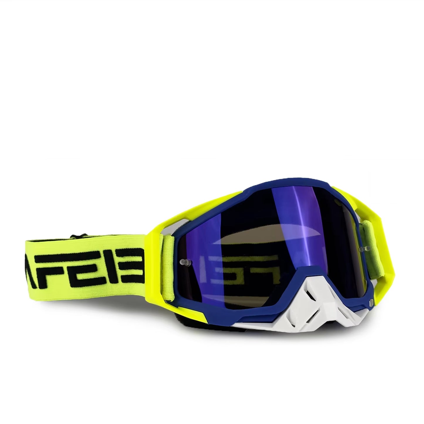 NAFEIB Motocross Goggles - Tear Off Film Compatible 